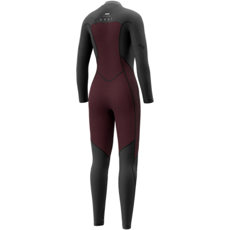 2026 Mystic Womens Haven 5/3mm Double Chest Zip Wetsuit 35000.270045 - Iris Blue